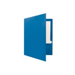 JAM Paper Laminated Two-Pocket Glossy Presentation Folders Blue 385GBUD 10 JAM Paper Laminated Two-Pocket Glossy Presentation Folders Blue 385GBUD -Smart Stationery Deals Store GUEST 0007b8cd 05f7 4f46 a45a 2586058063a9