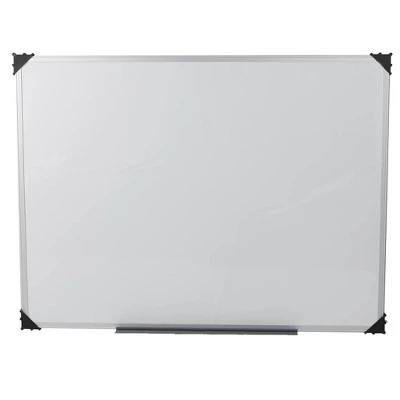 Mind Reader 9 To 5 Collection Dry Erase Magnetic Board 36"x 48" Wall Mount White 3 Mind Reader 9 To 5 Collection Dry Erase Magnetic Board 36"x 48" Wall Mount White - Image 3