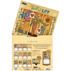 Lang 2024 Wall Calendar 24"x12" Simple Life -Smart Stationery Deals Store GUEST 02b49fcd 32dd 456b b67d 61a337d28dba