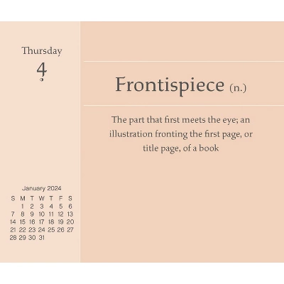 Trends International Inc. 2024 Daily Desk Calendar 4.25"x5" Words-a-Day 5 Trends International Inc. 2024 Daily Desk Calendar 4.25"x5" Words-a-Day - Image 5