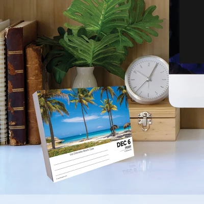 Willow Creek Press 2024 Daily Desk Calendar 5.2"x6.2" Ah The Beach 3 Willow Creek Press 2024 Daily Desk Calendar 5.2"x6.2" Ah The Beach - Image 3