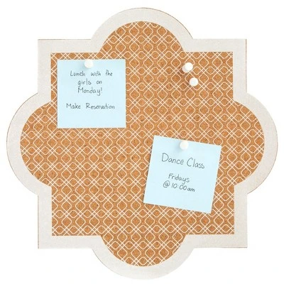 Stockroom Plus Decorative Bulletin Cork Board - Cute Framed Self-Adhesive Cork Board For Home, Office Or School (12x12 In) 4 Stockroom Plus Decorative Bulletin Cork Board - Cute Framed Self-Adhesive Cork Board For Home, Office Or School (12x12 In) - Image 4