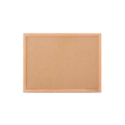 HITOUCH BUSINESS SERVICES Standard Durable Cork Bulletin Board Oak Frame 2'W X 1.5'H 52460/28669 4 HITOUCH BUSINESS SERVICES Standard Durable Cork Bulletin Board Oak Frame 2'W X 1.5'H 52460/28669 - Image 4
