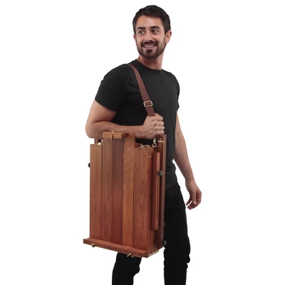 Creative Mark Safari Deluxe French Easel Walnut Stain 6 Creative Mark Safari Deluxe French Easel Walnut Stain - Image 6