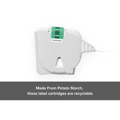 Zebra ZSB Series Multipurpose Labels - Potato Starch-Based Recyclable Label Cartridge; Versatile, Cloud-Based Adhesive Labels For Printer - 1.25x1.25" 1 Zebra ZSB Series Multipurpose Labels - Potato Starch-Based Recyclable Label Cartridge; Versatile, Cloud-Based Adhesive Labels For Printer - 1.25x1.25"