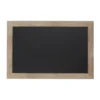 27" X 18" Beatrice Framed Magnetic Chalkboard Rustic Brown - DesignOvation