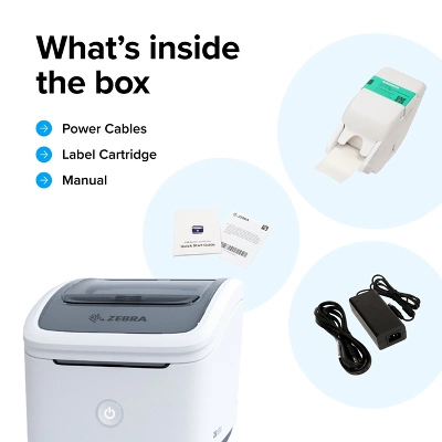 Zebra ZSB Series Thermal Label Printer - Shipping Printer For Barcode Labels, Address Labels & More - ZSB-DP12 2" Width 3 Zebra ZSB Series Thermal Label Printer - Shipping Printer For Barcode Labels, Address Labels & More - ZSB-DP12 2" Width - Image 3