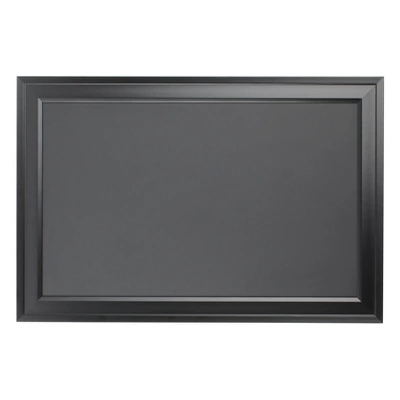 18.5" X 27.5" Bosc Framed Magnetic Chalkboard Black - DesignOvation 1 18.5" X 27.5" Bosc Framed Magnetic Chalkboard Black - DesignOvation