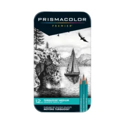 Prismacolor 12ct Turquoise Pencil Sketch Set