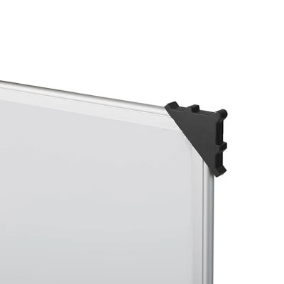 Mind Reader 9 To 5 Collection Dry Erase Magnetic Board 36"x 48" Wall Mount White 4 Mind Reader 9 To 5 Collection Dry Erase Magnetic Board 36"x 48" Wall Mount White - Image 4