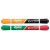 Expo Dual 2-In-1 Dry Erase Markers Chisel Tip 2/PK Ast 1944654