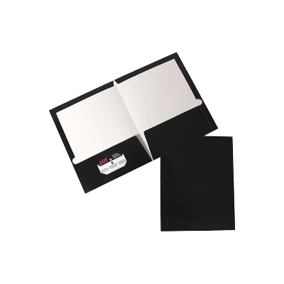 JAM Paper Laminated Two-Pocket Glossy Presentation Folders Black Bulk 50/Box 385GBLC 8 JAM Paper Laminated Two-Pocket Glossy Presentation Folders Black Bulk 50/Box 385GBLC - Image 8