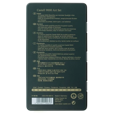 Graphite Sketch Pencil Set 12ct - Faber-Castell 9000 3 Graphite Sketch Pencil Set 12ct - Faber-Castell 9000 - Image 3