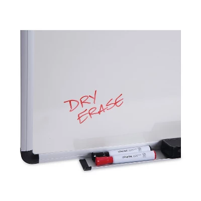 UNIVERSAL Dry Erase Board Melamine 36 X 24 White Black/Gray Aluminum/Plastic Frame 43723 6 UNIVERSAL Dry Erase Board Melamine 36 X 24 White Black/Gray Aluminum/Plastic Frame 43723 - Image 6