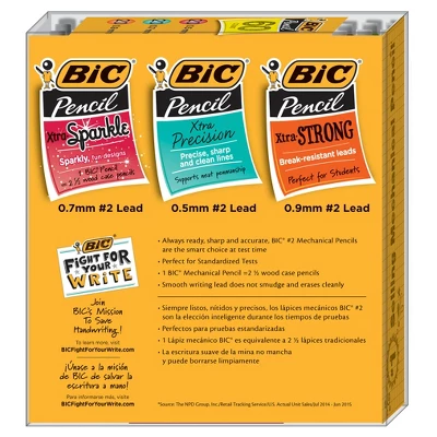 BIC Mechanical #2 Pencil Variety Pack 60ct 1 BIC Mechanical #2 Pencil Variety Pack 60ct