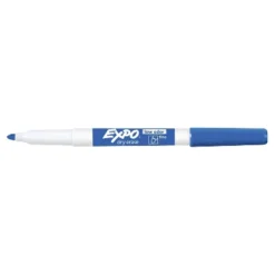 Expo Dry Erase Markers Fine Tip Blue 12/Pack (86003)