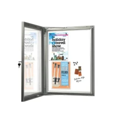 Azar Displays Small Enclosed Magnetic Message Board W/ Lock & Key -Smart Stationery Deals Store GUEST 20546bd9 87da 4d34 9487 17299c550f65