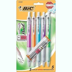 Bic Mechanical Pencil Refillable Rubbergrip .9mm 5/PK Assorted MVP51 15 Bic Mechanical Pencil Refillable Rubbergrip .9mm 5/PK Assorted MVP51 -Smart Stationery Deals Store GUEST 22e60cf2 b14b 4c00 b4f2 c7fc34beecc6
