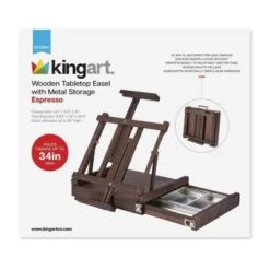Kingart Wooden Tabletop Easel W/Metal Storage - Espresso 16 Kingart Wooden Tabletop Easel W/Metal Storage - Espresso -Smart Stationery Deals Store GUEST 23c58a40 6338 4cd4 bc74 12bc0a028b69