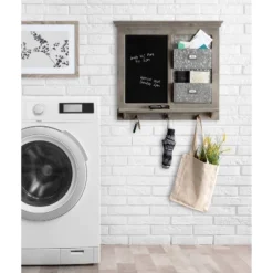 28" X 25" Idamae Multi Function Wall Art Set Gray - Kate & Laurel All Things Decor 9 28" X 25" Idamae Multi Function Wall Art Set Gray - Kate & Laurel All Things Decor -Smart Stationery Deals Store GUEST 262a4c2f adb2 4d9d 9398 0f2522688f3c