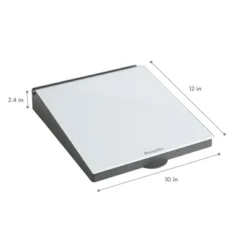 ECR4Kids MessageStor Dry Erase Memo Station, Desktop Whiteboard With Storage And Built-In Organizer