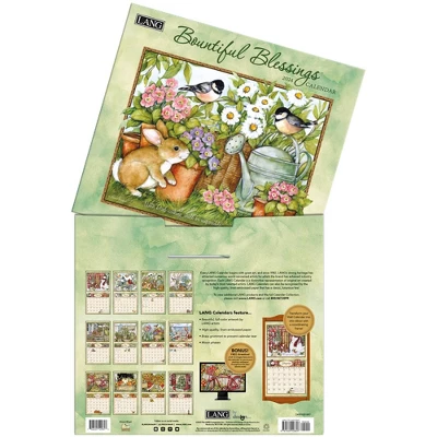 Lang 2024 Wall Calendar 24"x12" Bountiful Blessings 3 Lang 2024 Wall Calendar 24"x12" Bountiful Blessings - Image 3