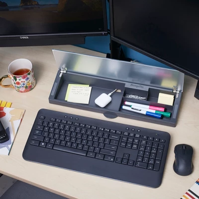 ECR4Kids MessageStor Keyboard Write And Store, Desktop Dry-Erase With Storage And Built-In Organizer 4 ECR4Kids MessageStor Keyboard Write And Store, Desktop Dry-Erase With Storage And Built-In Organizer - Image 4