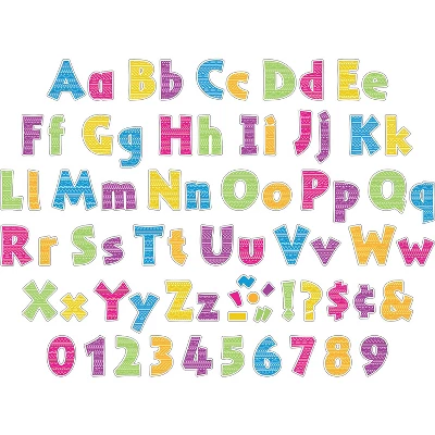 Barker Creek Letter Pop-Outs Kai Ola 4" 255 Characters/Set BC1729 1 Barker Creek Letter Pop-Outs Kai Ola 4" 255 Characters/Set BC1729