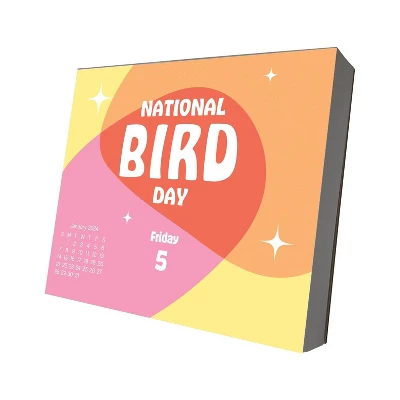 Trends International Inc. 2024 Daily Desk Calendar 4.25"x5" Celebrate 1 Trends International Inc. 2024 Daily Desk Calendar 4.25"x5" Celebrate