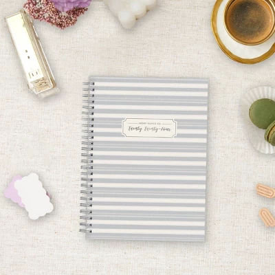Ivory Paper Co 2024 Planner With Notes Pages 8.625"x5.875" Weekly/Monthly Wirebound Frosted Cover Wyatt Gray 1 Ivory Paper Co 2024 Planner With Notes Pages 8.625"x5.875" Weekly/Monthly Wirebound Frosted Cover Wyatt Gray