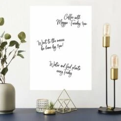 Basics Dry Erase Memo Board Peel And Stick Giant Wall Decal White/Black - RoomMates -Smart Stationery Deals Store GUEST 2fa7767e c20a 48a5 bf67 87bb303b06c6