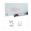 Universal Frameless Glass Marker Board 36" X 24" White 43232