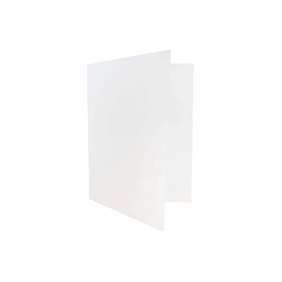 JAM Paper Two-Pocket Textured Linen Business Folders White Bulk 25/Pack 386LWHA 3 JAM Paper Two-Pocket Textured Linen Business Folders White Bulk 25/Pack 386LWHA - Image 3