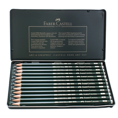 Graphite Sketch Pencil Set 12ct - Faber-Castell 9000 4 Graphite Sketch Pencil Set 12ct - Faber-Castell 9000 - Image 4