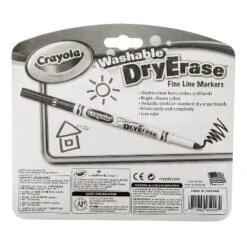 Crayola Washable Dry-Erase Fine Line Markers 6/BX Ast 985906 6 Crayola Washable Dry-Erase Fine Line Markers 6/BX Ast 985906 -Smart Stationery Deals Store GUEST 3530444a 9442 409d 83a0 54254be5a5a3