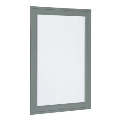 27.5" X 18.5" Bosc Framed Magnetic Dry Erase Gray - DesignOvation 1 27.5" X 18.5" Bosc Framed Magnetic Dry Erase Gray - DesignOvation