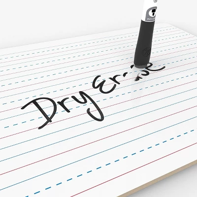 U Brands 10pk 12"x9" Double Sided Dry Erase Lap Boards 5 U Brands 10pk 12"x9" Double Sided Dry Erase Lap Boards - Image 5