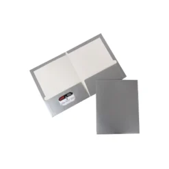 JAM Paper Laminated Two-Pocket Glossy Presentation Folders Silver 385GSID 12 JAM Paper Laminated Two-Pocket Glossy Presentation Folders Silver 385GSID -Smart Stationery Deals Store GUEST 3b154357 eec3 46ff b18b e89752caf3e9
