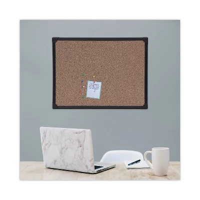 UNIVERSAL Tech Cork Board 24 X 18 Cork Black Frame 43021 5 UNIVERSAL Tech Cork Board 24 X 18 Cork Black Frame 43021 - Image 5