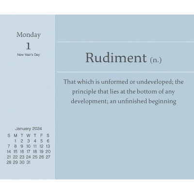 Trends International Inc. 2024 Daily Desk Calendar 4.25"x5" Words-a-Day 2 Trends International Inc. 2024 Daily Desk Calendar 4.25"x5" Words-a-Day - Image 2