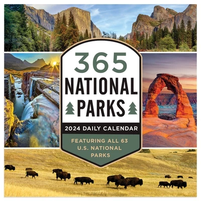 TF Publishing 2024 Daily Desktop Calendar 5.25"x5.25" National Parks 3 TF Publishing 2024 Daily Desktop Calendar 5.25"x5.25" National Parks - Image 3