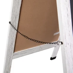 Flash Furniture Canterbury Wooden Indoor/Outdoor A-Frame Magnetic Chalkboard Sign Set With 8 Chalk Markers, 10 Stencils, Eraser, And 2 Magnets -Smart Stationery Deals Store GUEST 43aa8eed d99b 4ece 8731 6c4e48f59816