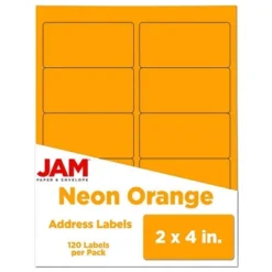 JAM Paper Mailing Labels 2" X 4" 120ct 26 JAM Paper Mailing Labels 2" X 4" 120ct -Smart Stationery Deals Store GUEST 43cbc4d0 57d4 45c4 8176 fabc5c7de413