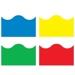 Trend Terrific Trimmers Border Variety Pack 2 1/4 X 39 Assorted Colors 48/Set T9001