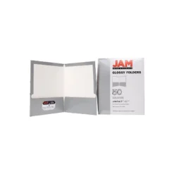 JAM Paper Laminated Two-Pocket Glossy Presentation Folders Silver 385GSID 14 JAM Paper Laminated Two-Pocket Glossy Presentation Folders Silver 385GSID -Smart Stationery Deals Store GUEST 4a32b9d5 6625 4605 86aa 963d6e9d22ff