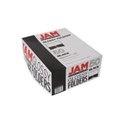 JAM Paper Laminated Two-Pocket Glossy Presentation Folders Black Bulk 25/Pack 385GBLD -Smart Stationery Deals Store GUEST 4a5a8447 2731 451b af51 b7c2e482cb36