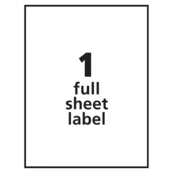 Avery Full-Sheet Labels With TrueBlock Technology Inkjet 8 1/2 X 11 White 100/Box 8465 -Smart Stationery Deals Store GUEST 4a61713d 5ae4 49ee b22d d5de077fbe8d