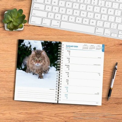 Browntrout 23-2024 Weekly/Monthly Planner 7.5"x7.125" Cat Lovers 3 Browntrout 23-2024 Weekly/Monthly Planner 7.5"x7.125" Cat Lovers - Image 3