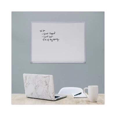 UNIVERSAL Dry-Erase Board Melamine 24 X 18 Satin-Finished Aluminum Frame 43622 4 UNIVERSAL Dry-Erase Board Melamine 24 X 18 Satin-Finished Aluminum Frame 43622 - Image 4