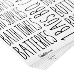 Talented Kitchen 138 Pack Household & Storage Organization Label Preprinted Stickers For Closet Bins, Boxes, Home Essential -Smart Stationery Deals Store GUEST 503f9ad3 39d7 42d7 9f67 ee9bf08e8394